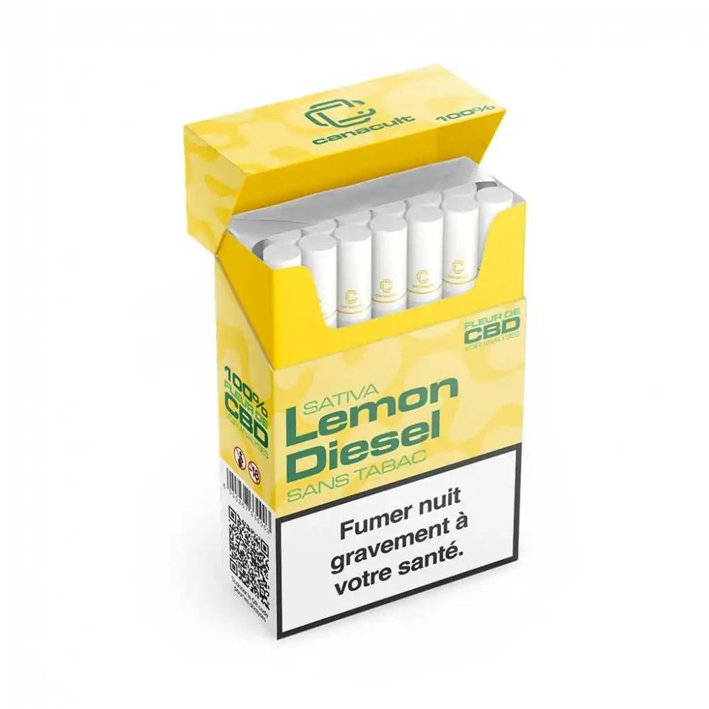 Paquet de Cigarettes CBD Lemon Diesel