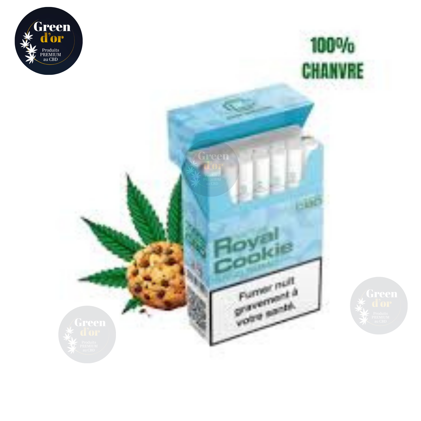 Paquet de Cigarettes CBD Royal Cookie