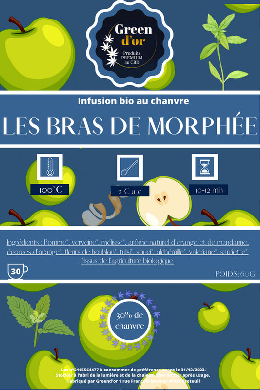 Infusion CBD "Les Bras De Morphée"